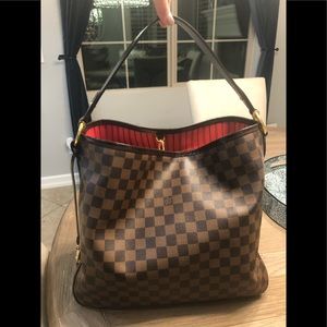 Authentic Louis Vuitton Damier Ebene Delightful MM